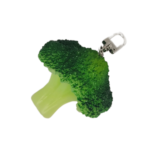Broccoli Keychain