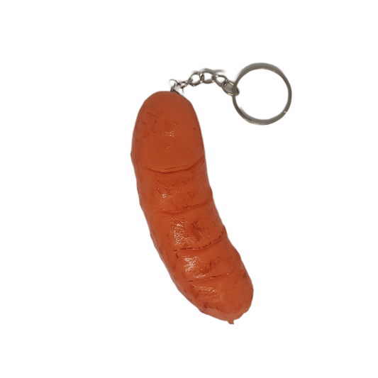 Grilled Sausage Keychain