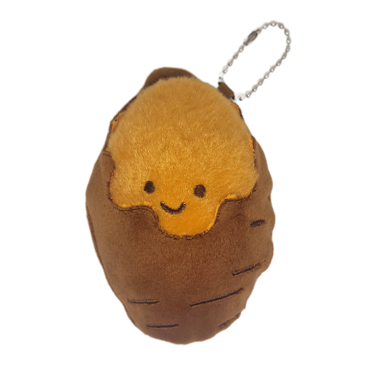Roasted Sweet Potato Keychain