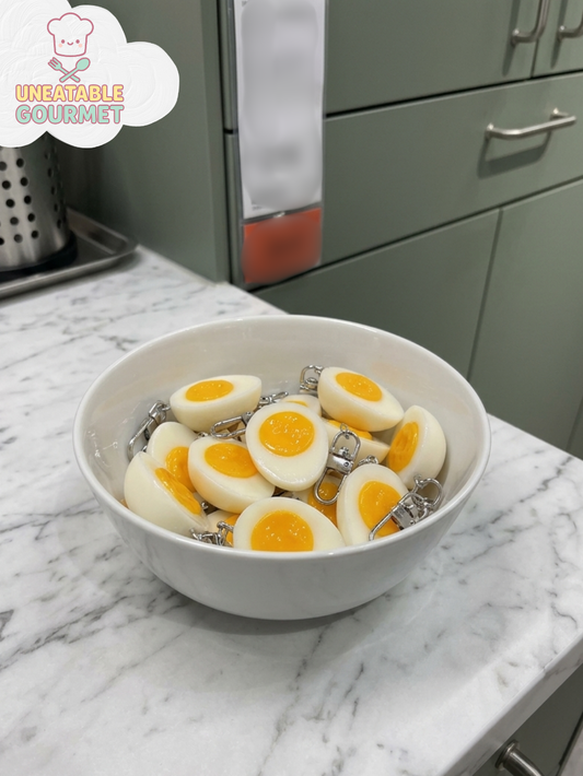 Boiled Egg Keychain