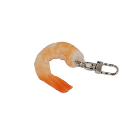 Cooked Shrimp Keychain