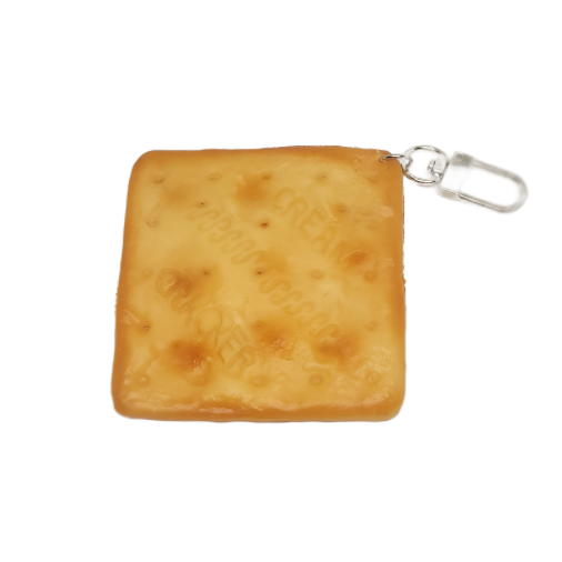 Square Biscuit Keychain