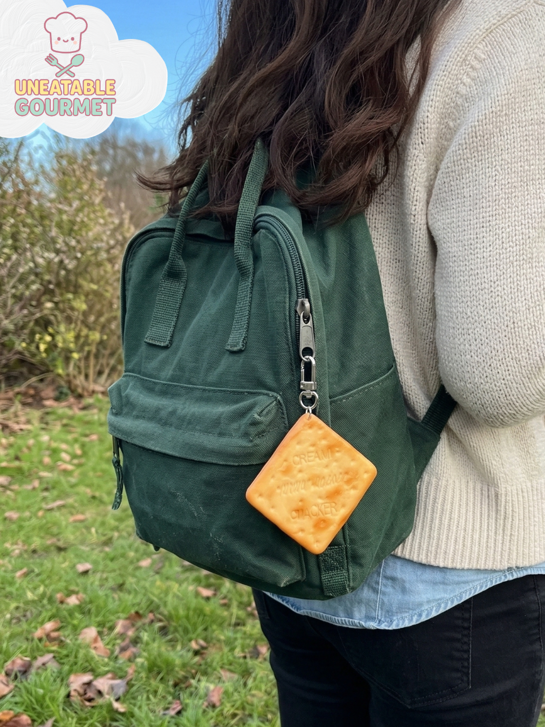 Square Biscuit Keychain
