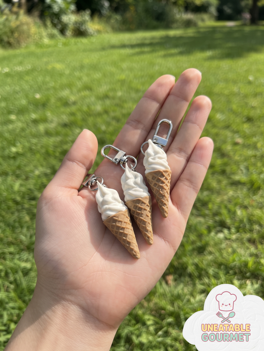 Vanilla Ice-Cream Keychain